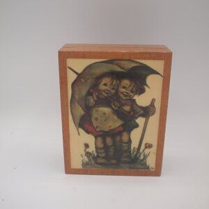 Vintage  Hummel #36 Wooden Music/Jewelry Box